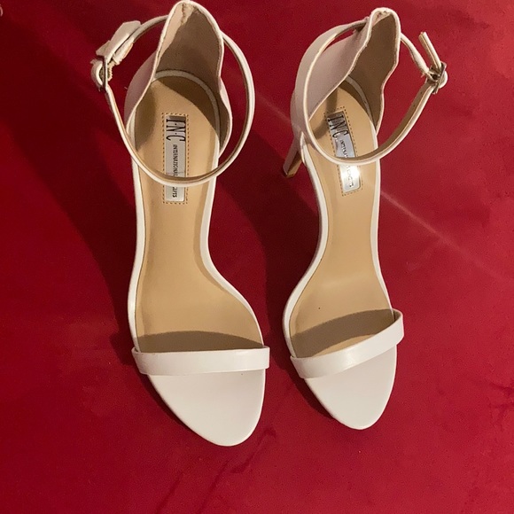 INC International Concepts white strappy sandals - Picture 2 of 7